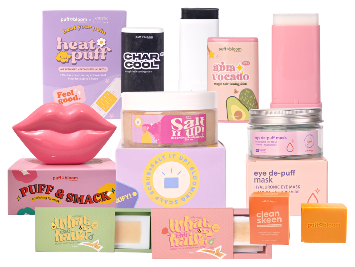 The full Puff & Bloom self-care collection